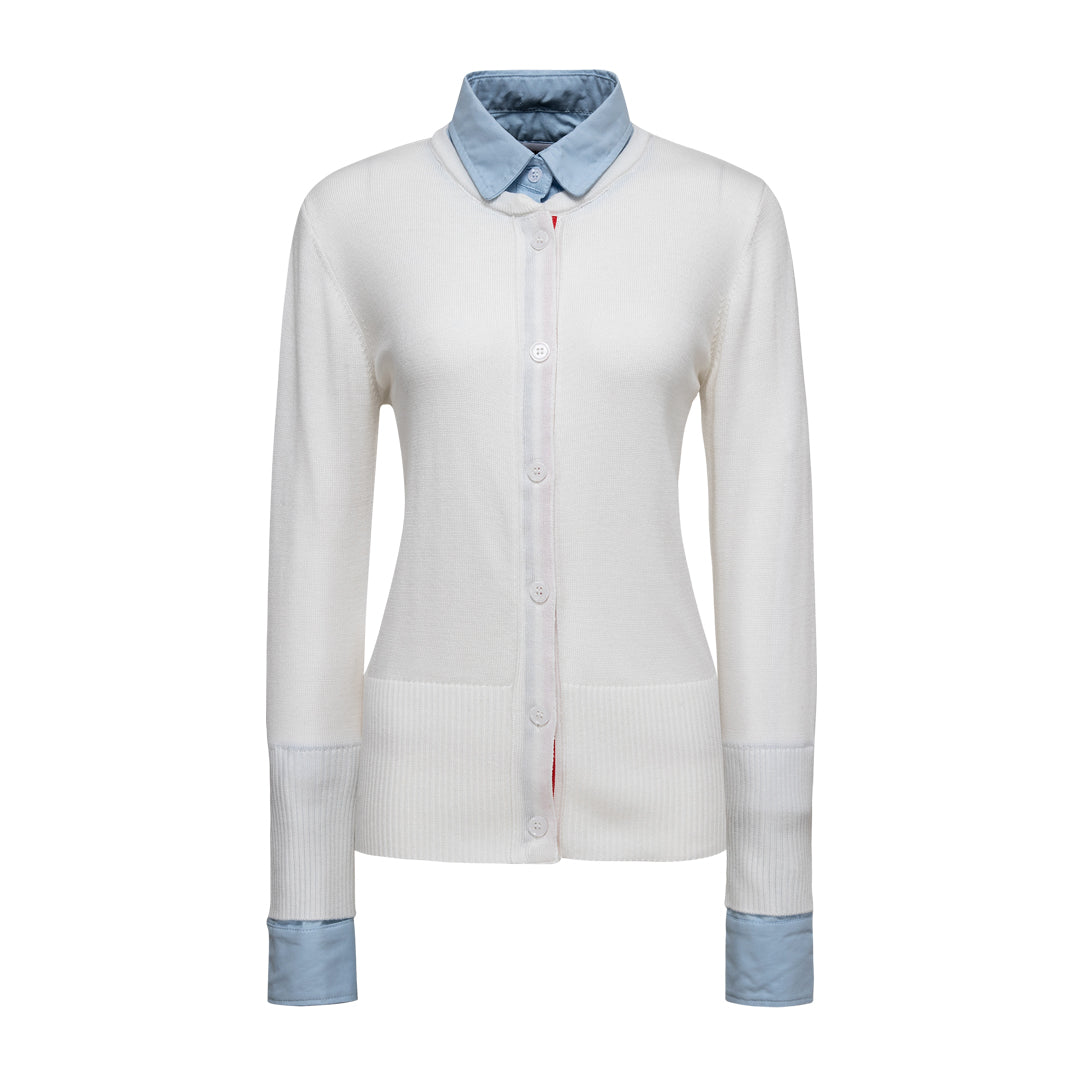 Women Fake two-piece sweater