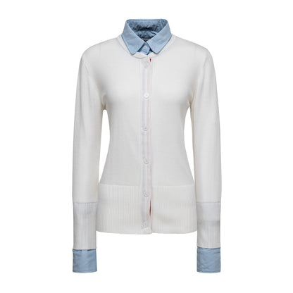 Women Fake two-piece sweater