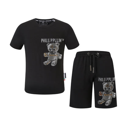 PP Bear T-shirt Shorts Suit