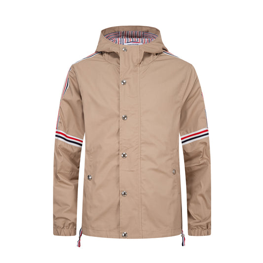 Stripe Casual Jackets
