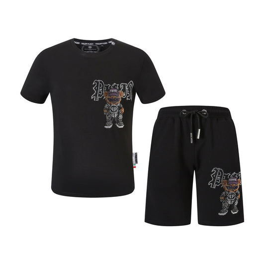 PP Bear T-shirt Shorts Suit