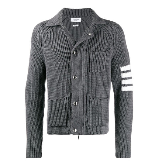 4 Bars Wool cardigan