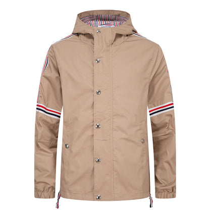 Stripe Casual Jackets