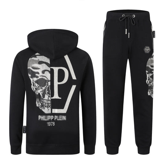 PP Logo Hoodie Jacket Suit