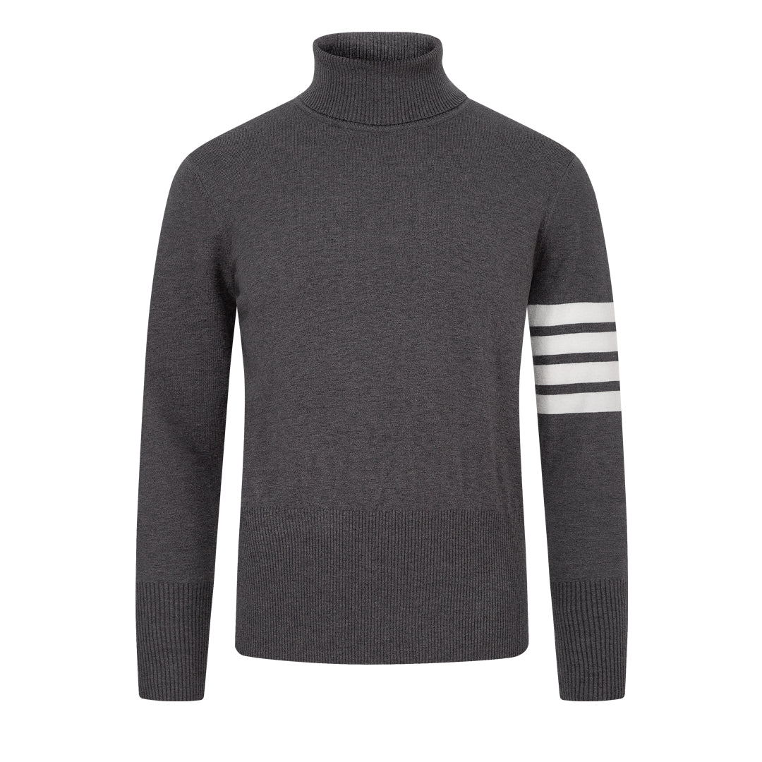 4 Bars Turtleneck Sweater