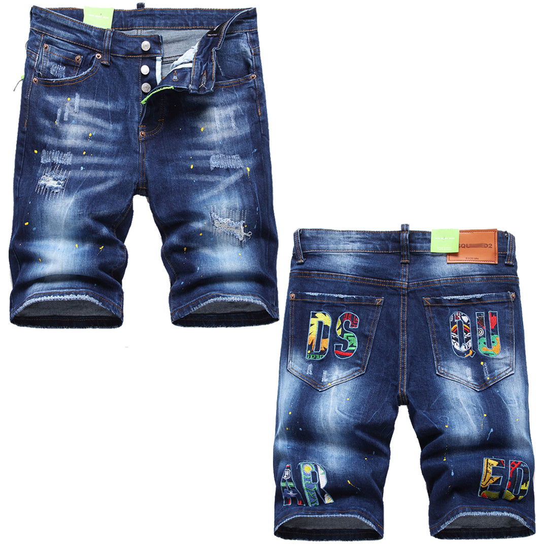 DSQ2 Short Jeans Ripped