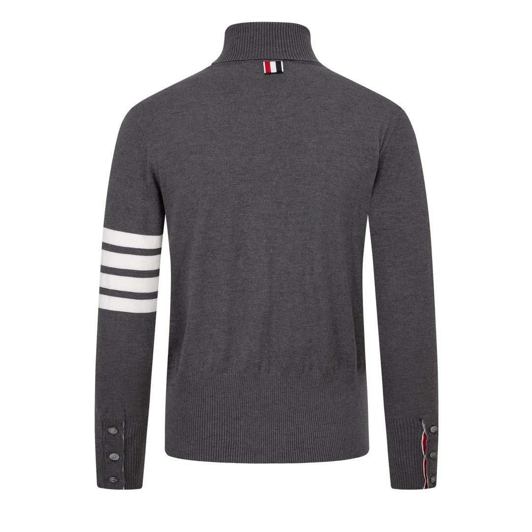 4 Bars Turtleneck Sweater