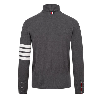 4 Bars Turtleneck Sweater
