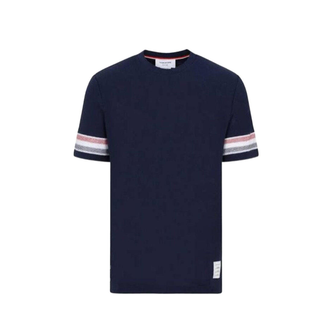 Double sleeve stripes T-shirt