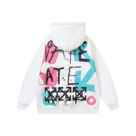OFF Logo Print Hoodie