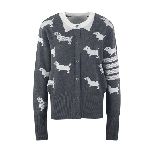 4 Bars Wool Cardigan