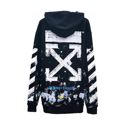 OFF Logo Print Hoodie