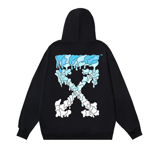 OFF Logo Print Hoodie