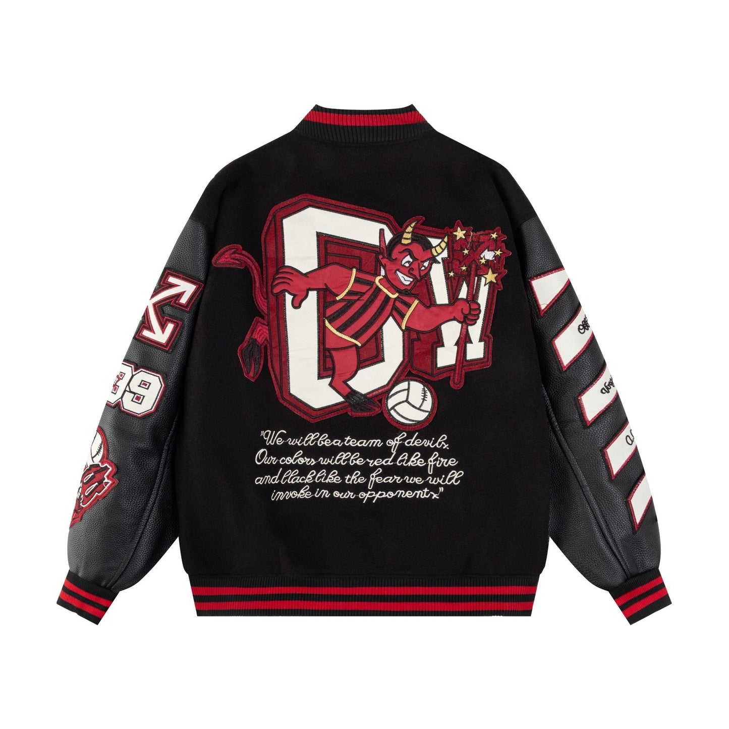 OFF Demon Print Jacket