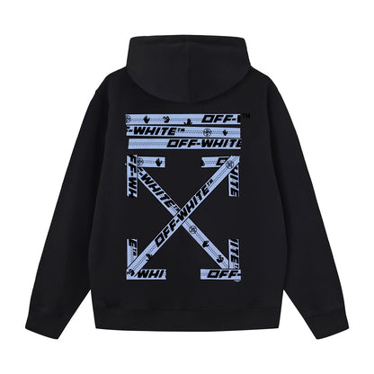 OFF Logo Print Hoodie