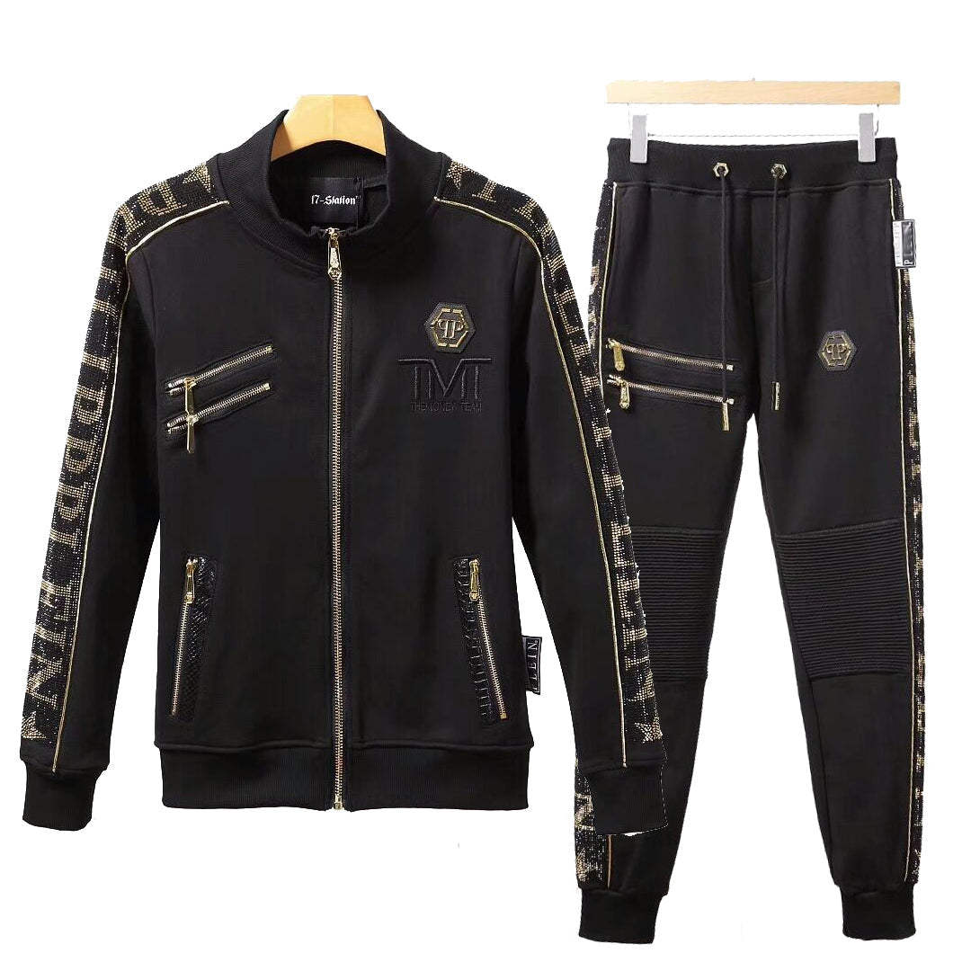 PP Skull Hoodie Jacket Suit