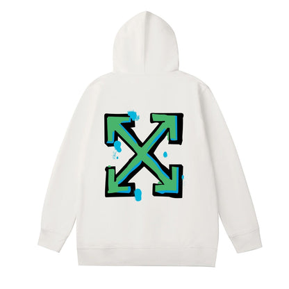 OFF Logo Print Hoodie