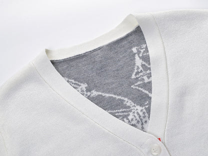 Sailboat Knit Cardigan
