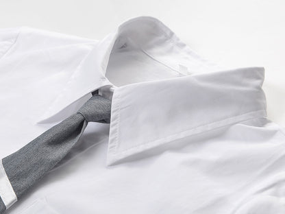 Women Tie Short Shirt