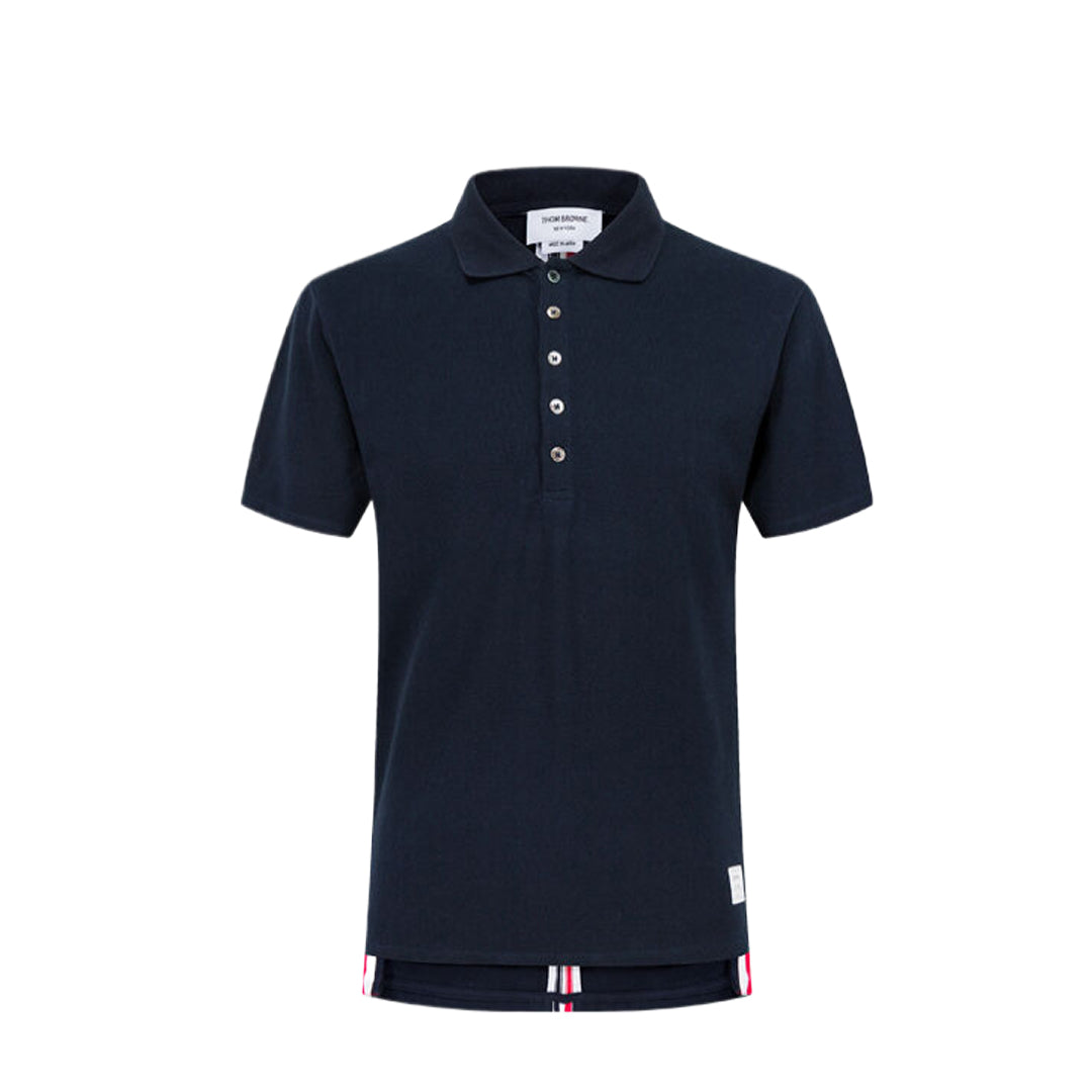 Color stripes behind Polo shirt