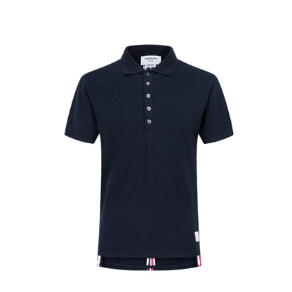 Color stripes behind Polo shirt