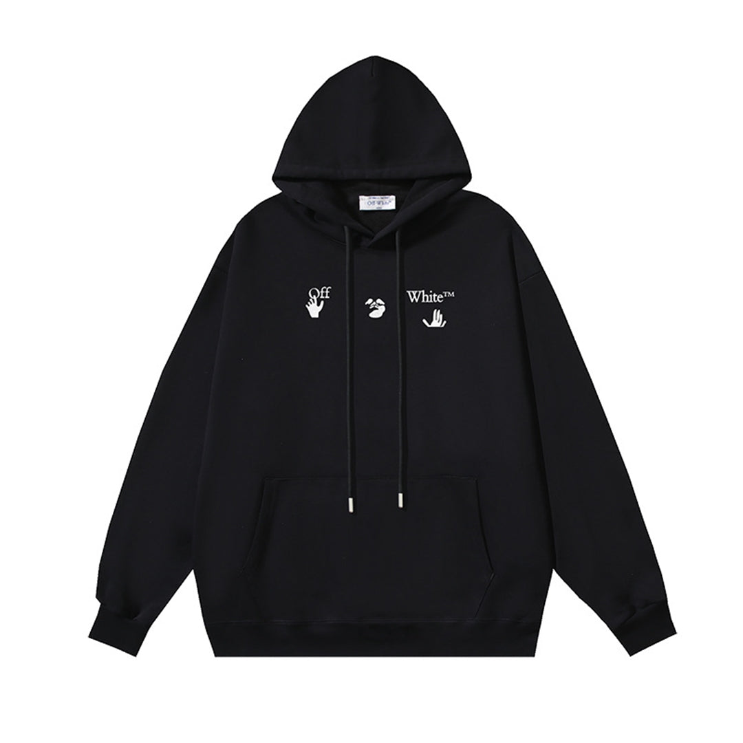 OFF Logo Print Hoodie