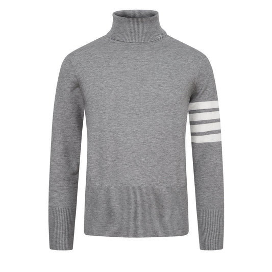 4 Bars Turtleneck Sweater