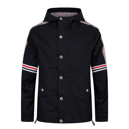 Stripe Casual Jackets