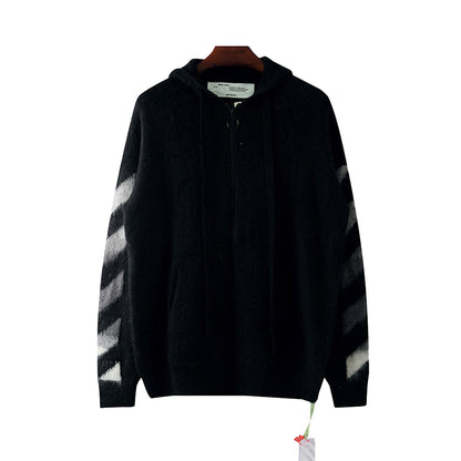 OFF Gradient Sweater Coat