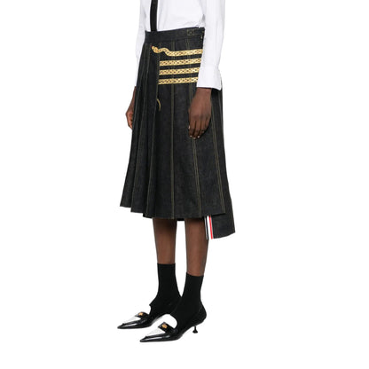 4 Bars Snake Skirt