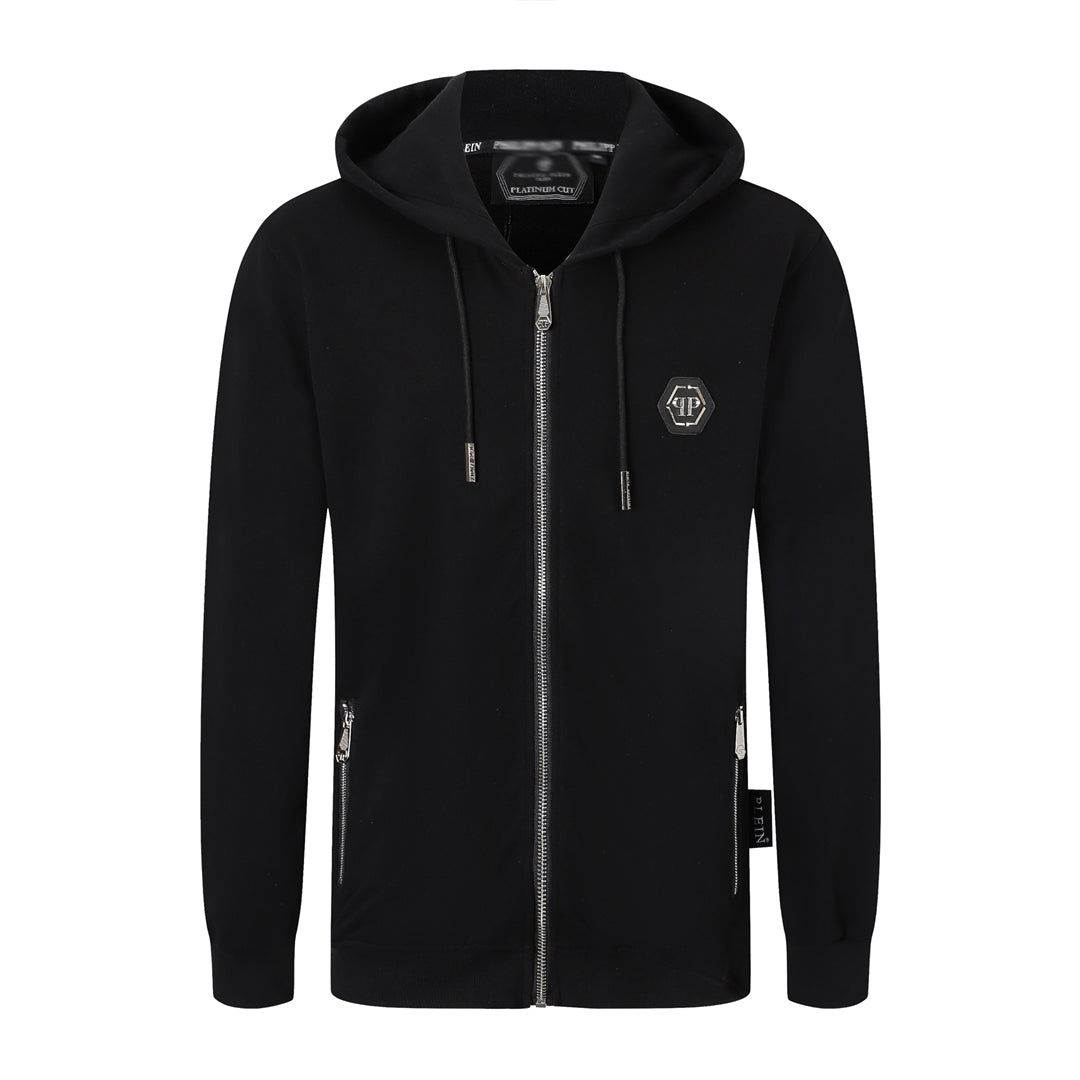 PP Logo Hoodie Jacket Suit