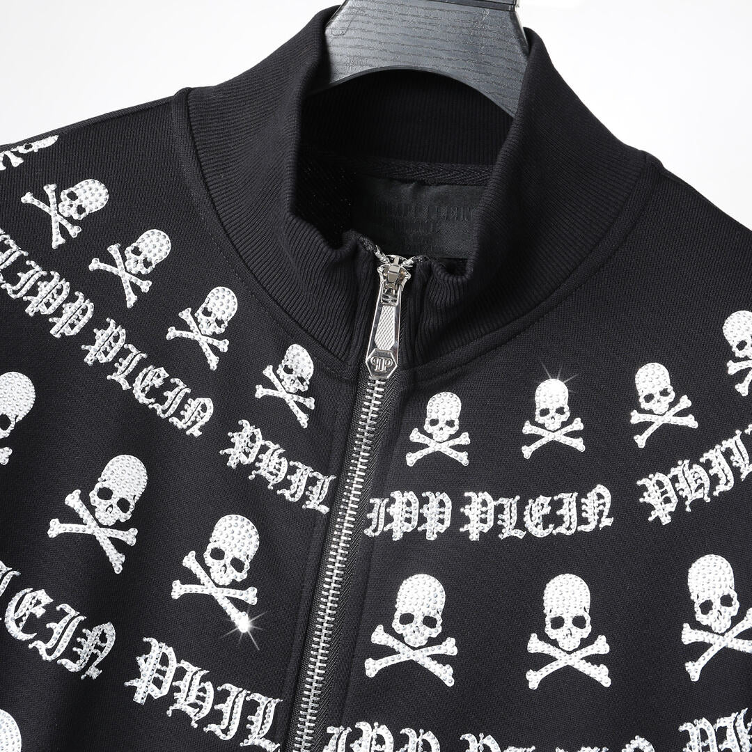 PP Skull Hoodie Jacket Suit
