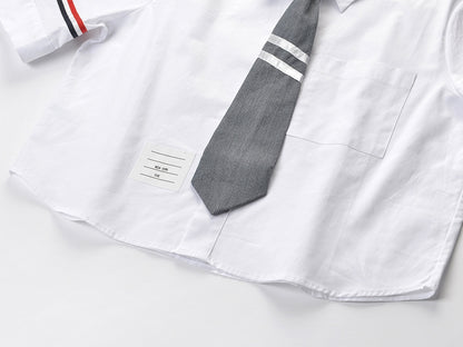 Women Tie Short Shirt