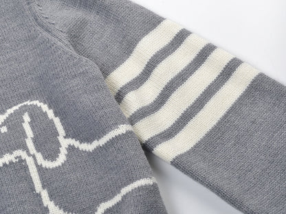 4 Bars Puppy sweater