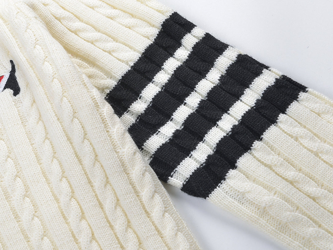 4 Bars Puppy Cardigan