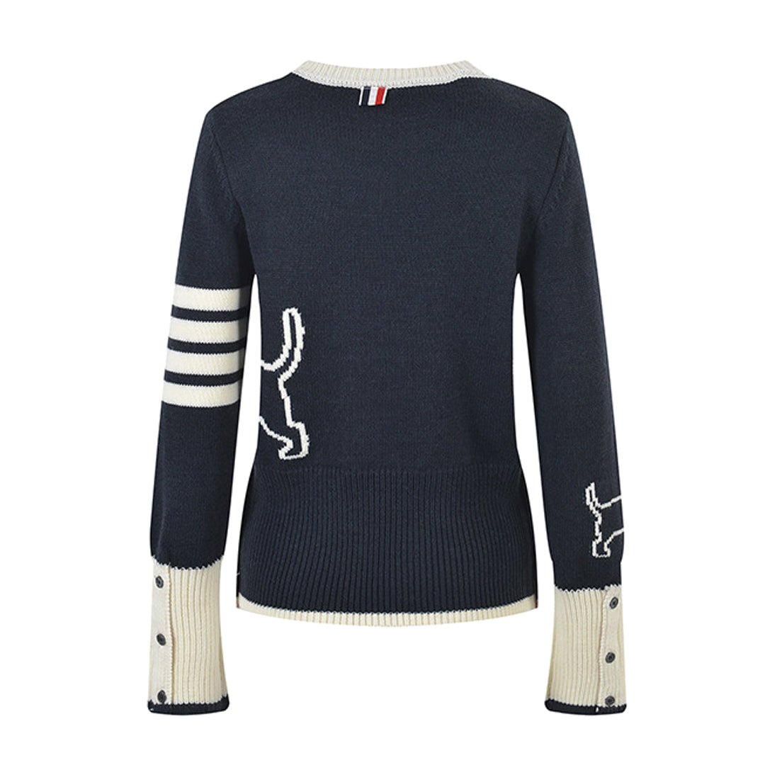 4 Bars Puppy sweater