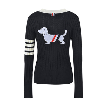 4 Bars Puppy Cardigan