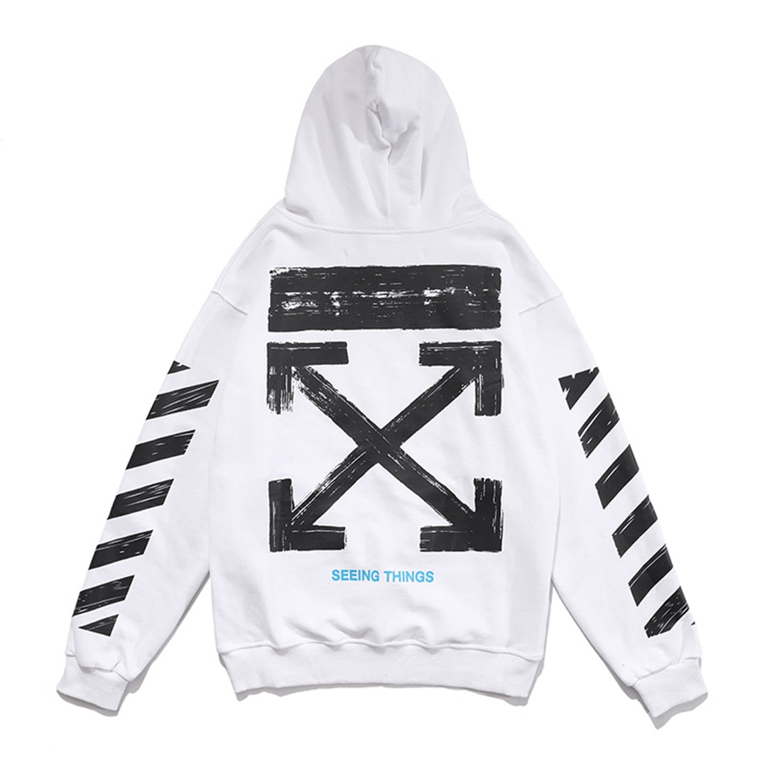 OFF Logo Print Hoodie