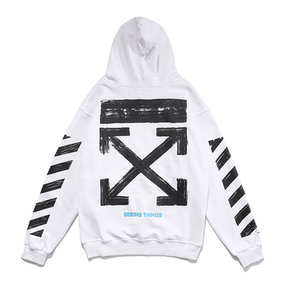 OFF Logo Print Hoodie
