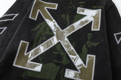 OFF Logo Print Hoodie