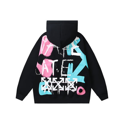 OFF Logo Print Hoodie