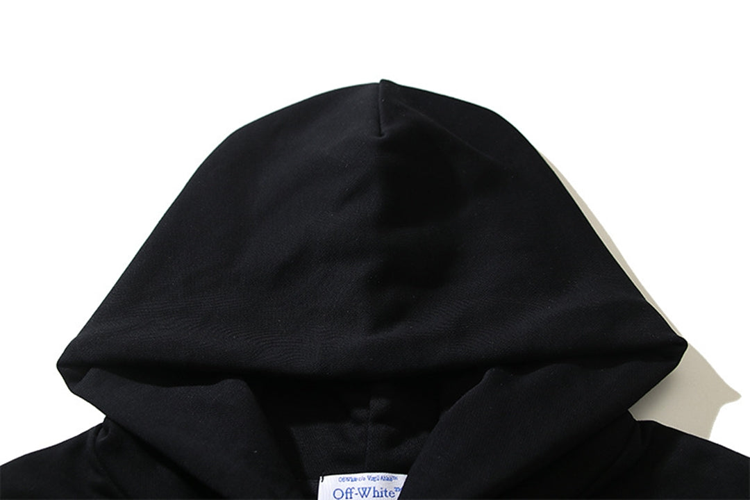 OFF Logo Print Hoodie