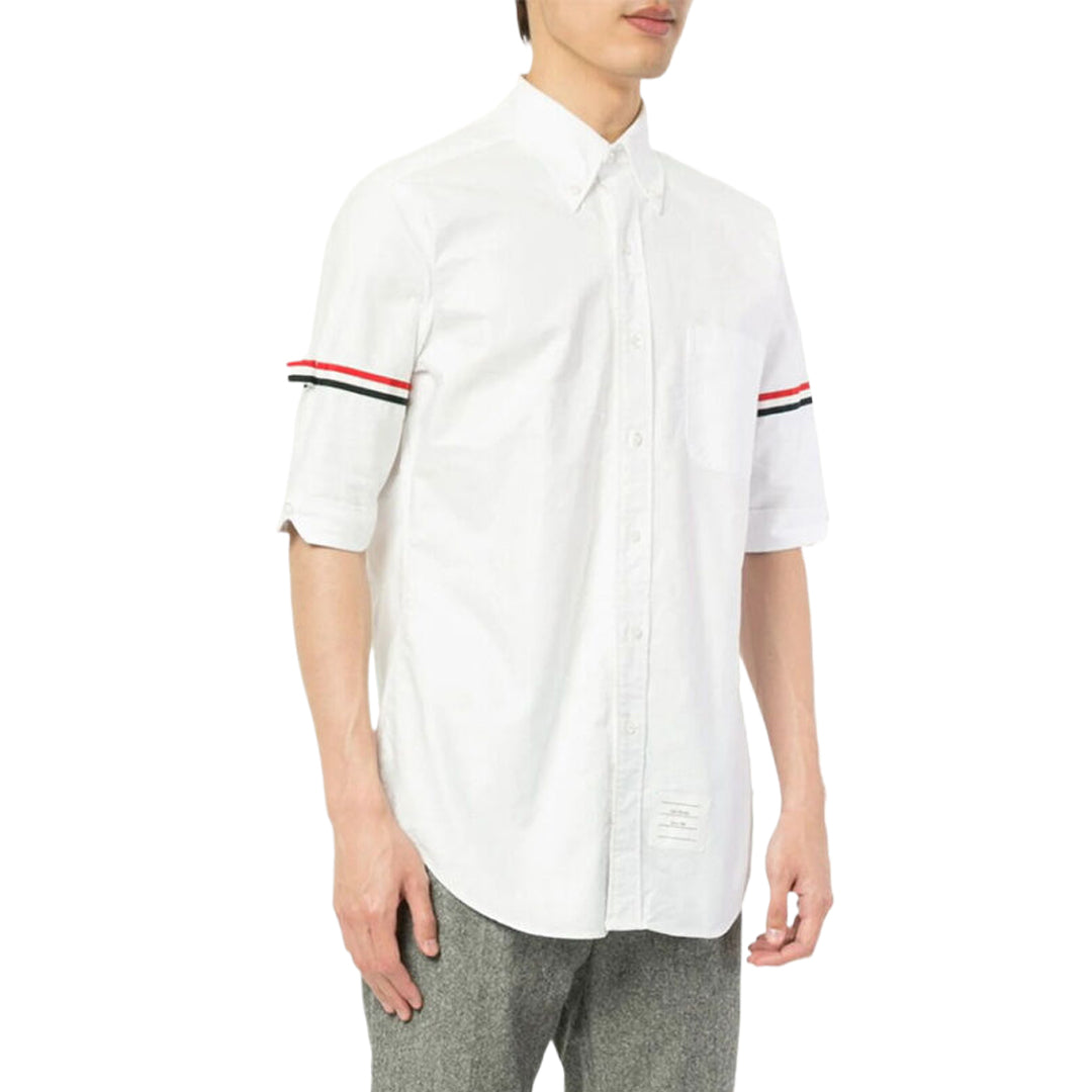 Double sleeve stripes Short shirt
