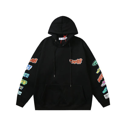 OFF Logo Print Hoodie