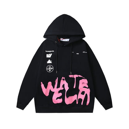 OFF Logo Print Hoodie