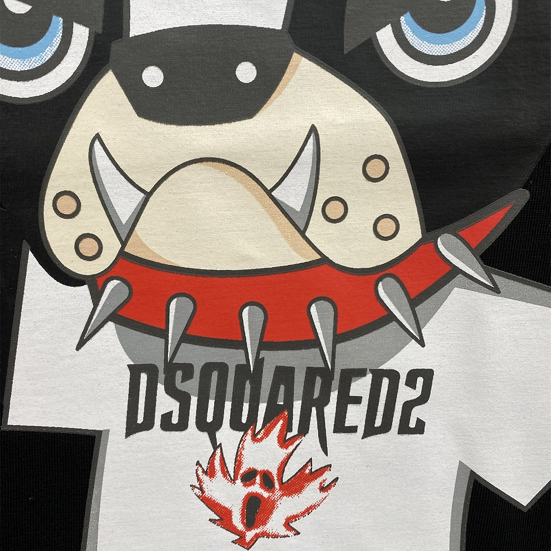 DSQ2 Cartoon Dog T-shirt