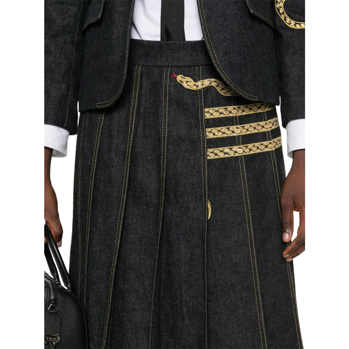 4 Bars Snake Skirt