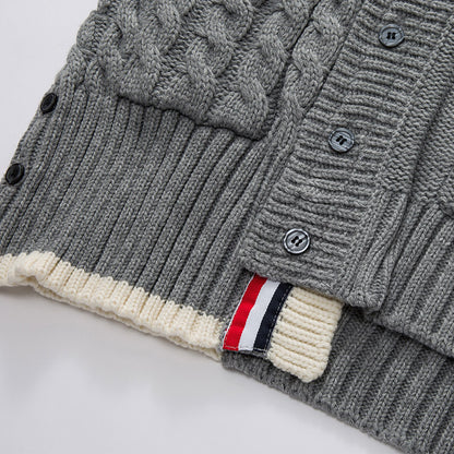 4 Bars Wool cardigan