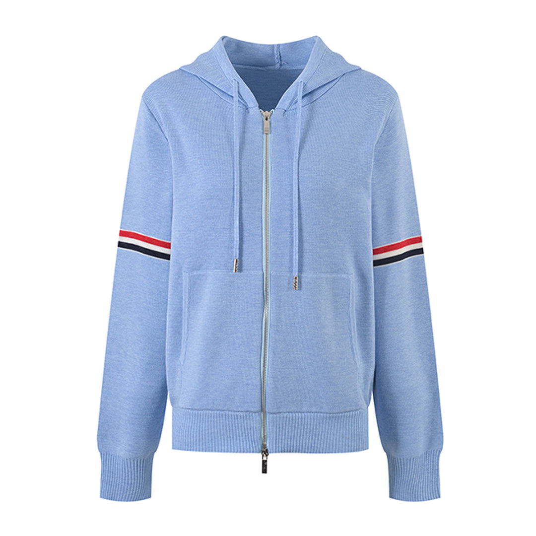 Women Knit Hooded Cardigan