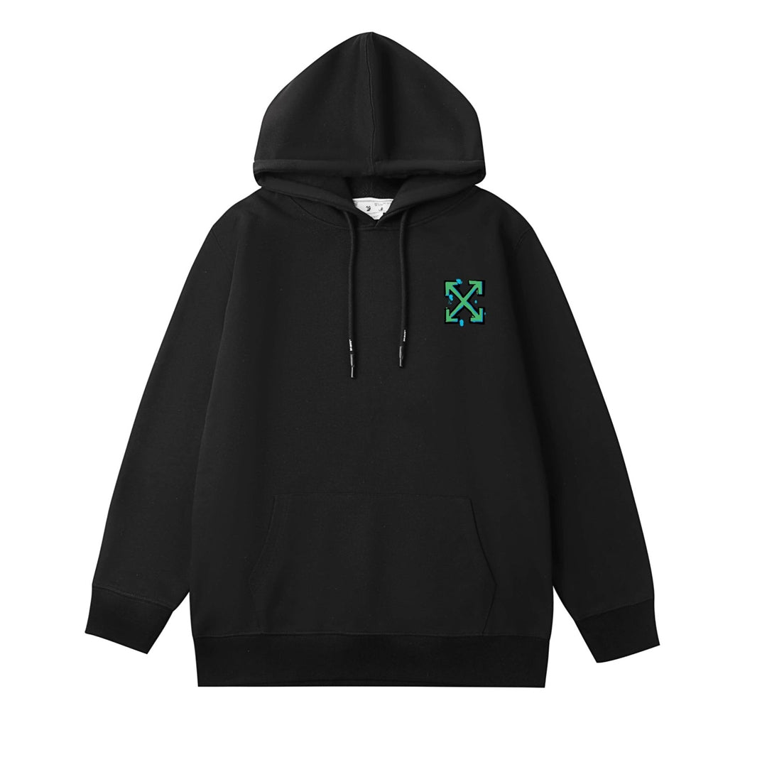 OFF Logo Print Hoodie